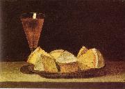 Cake and Wine Glass, Rubens Peale